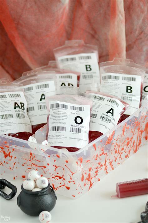make fake blood bag